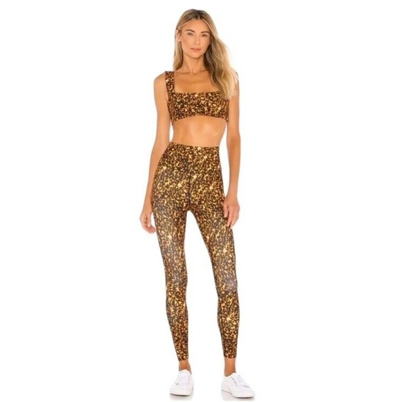 WeWoreWhat Tortoise Shell High Waist Legging Size XS NWT - Picture 1 of 12
